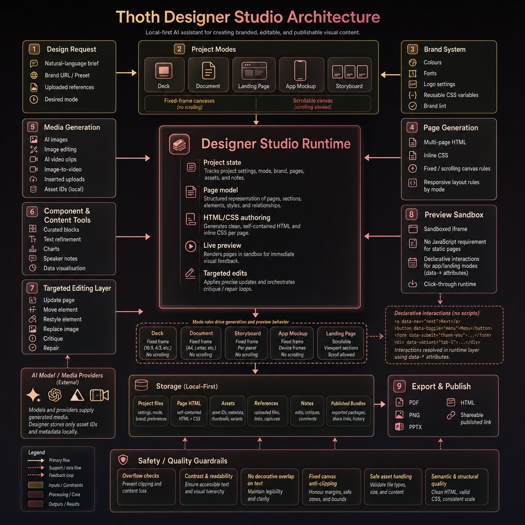 Thoth Designer Studio architecture diagram